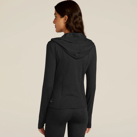 Beyond Yoga Heather Rib Morning Jog Hoodie