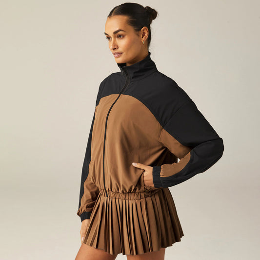 Beyond Yoga Colorblock Go Retro Jacket