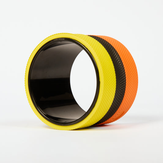 Yellow and Orange Yoga Wheel - 17cm