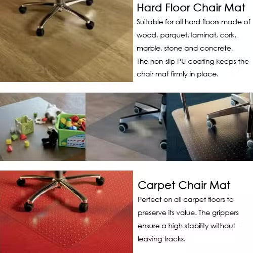Polycarbonate Rectangular Chair Mat for Carpet