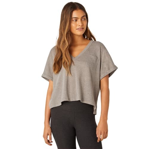 Beyond Yoga Deep V Pocket Tee