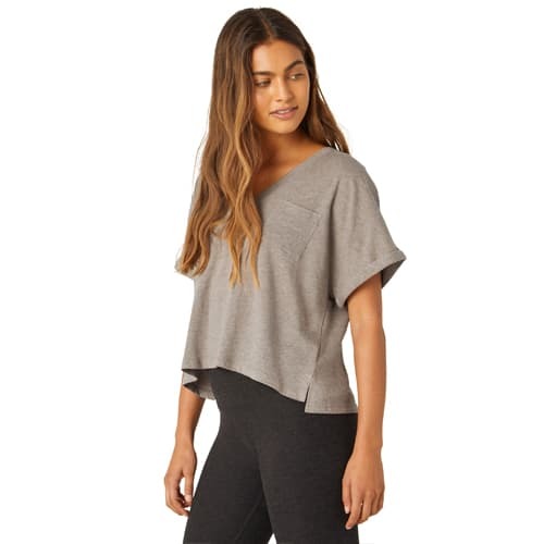 Beyond Yoga Deep V Pocket Tee