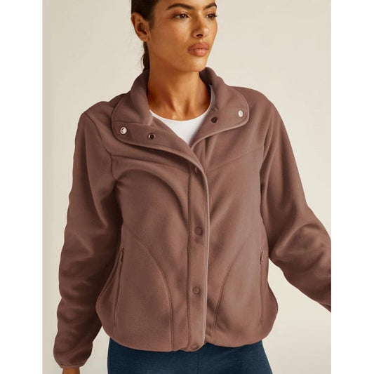 Beyond Yoga Tranquility Jacket - Nutmeg