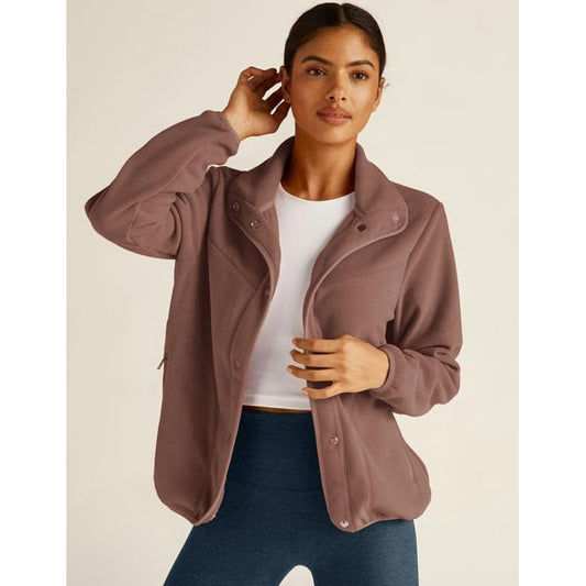 Beyond Yoga Tranquility Jacket - Nutmeg