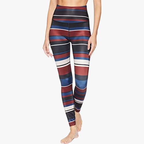 Beyond Yoga Lux Fallen Stripe High Waisted Midi Legging