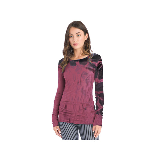 Hard Tail Long Sleeve Skinny Tee - Lattice