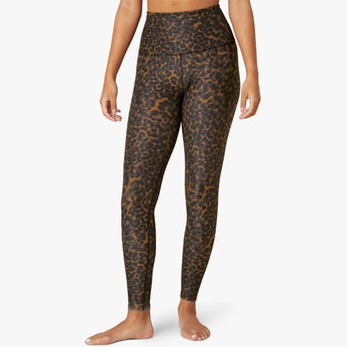 Beyond Yoga Softmark Caught In The Midi High Waisted Legging - Chai Tortoise