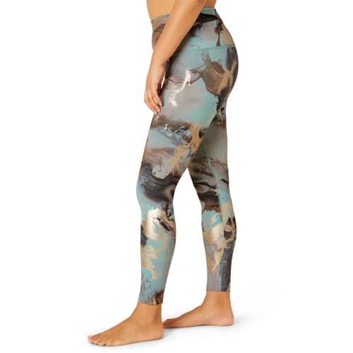 Beyond Yoga Marble Powershine High Waisted Midi Legging