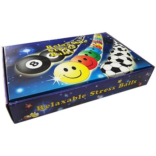 Relaxable Squeeze / Stress Balls Display Box