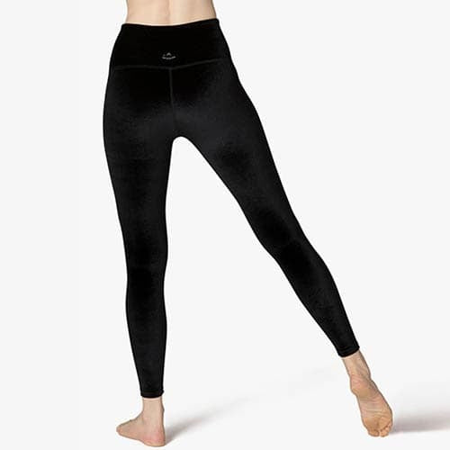 Beyond Yoga Leggings Size XS Green Velvet Motion High Waisted Pull On  Women's